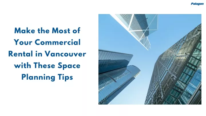 make the most of your commercial rental