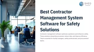 Best Contractor Management System Software for Safety Solutions