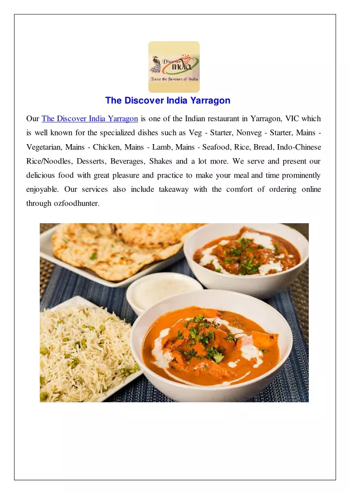 the discover india yarragon