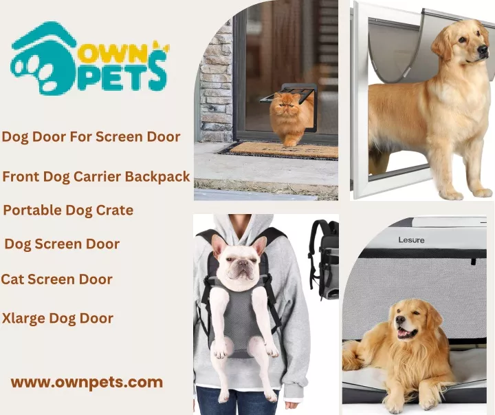 dog door for screen door