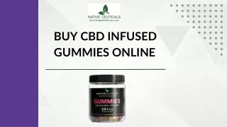 Buy CBD Infused Gummies Online for Delicious Wellness