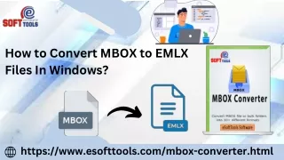 How to Convert MBOX to EMLX Files in Windows?