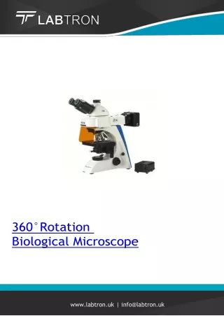 360 rotation biological microscope