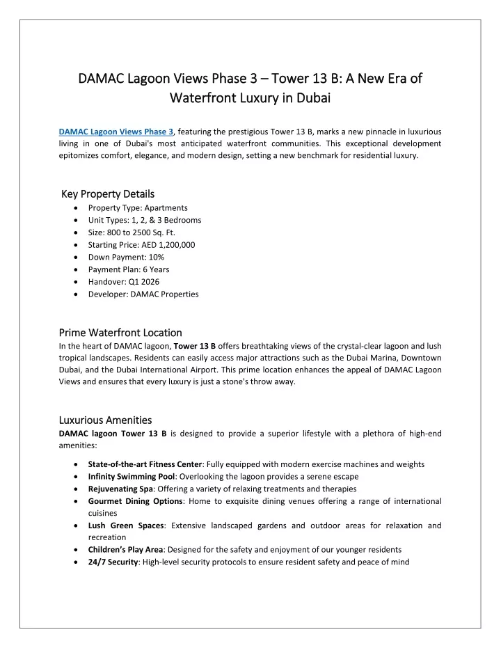 damac lagoon views phase 3 damac lagoon views