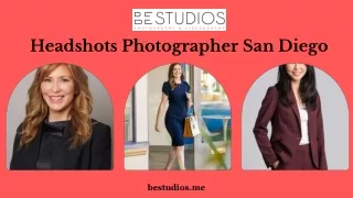 Expert Headshots Photographer in San Diego | BE Studios