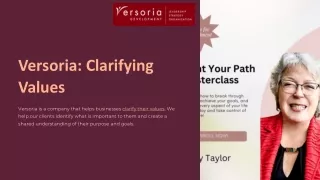 versoria clarifying values