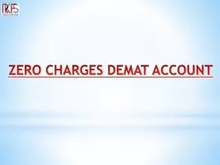 Zero Charges Demat Account