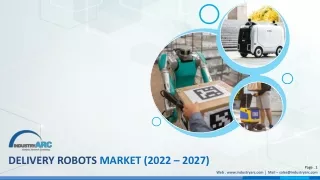 delivery robots market 2022 2027