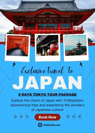 5 Days Tokyo Tour Package