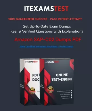 Attested Amazon SAP-C02 Dumps Questions - PDF Version 2024