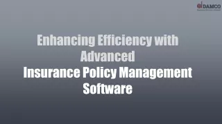 Enhancing Efficiency with Advanced Insurance Policy Management Software