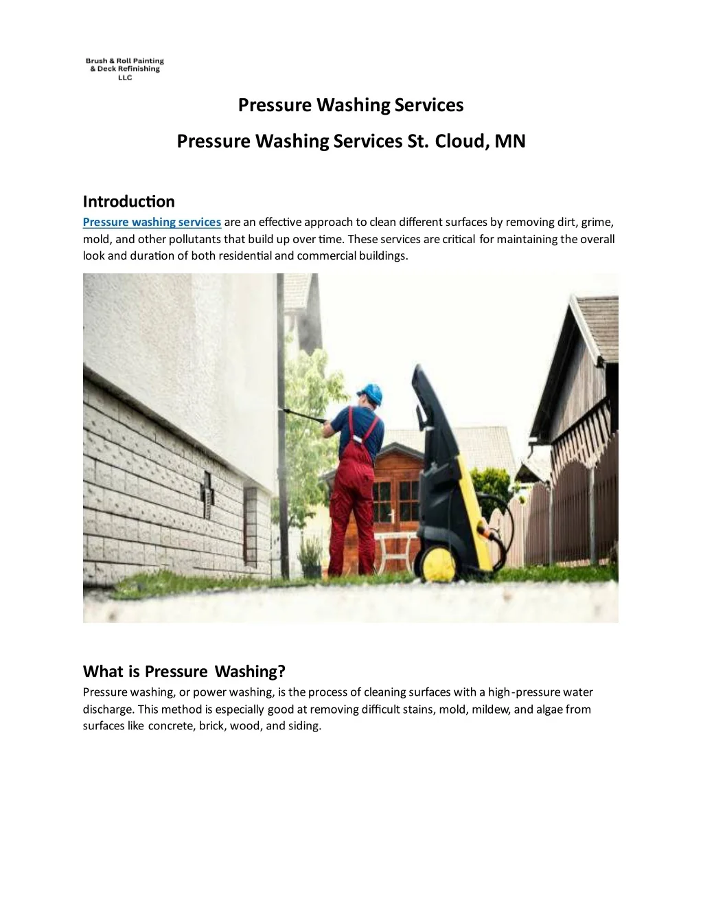 PPT - Pressure Washing Services PowerPoint Presentation, free download ...