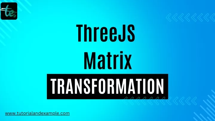 threejs matrix