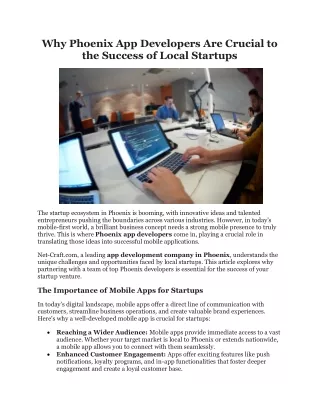why phoenix app developers are crucial