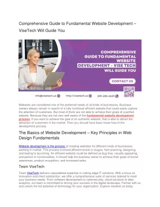 comprehensive guide to fundamental website