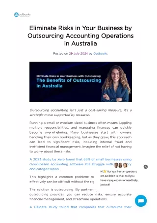 Outsourcing Accounting: The Smart Move for Australian SMEs
