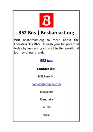 352 Bns  Bnsbareact.org