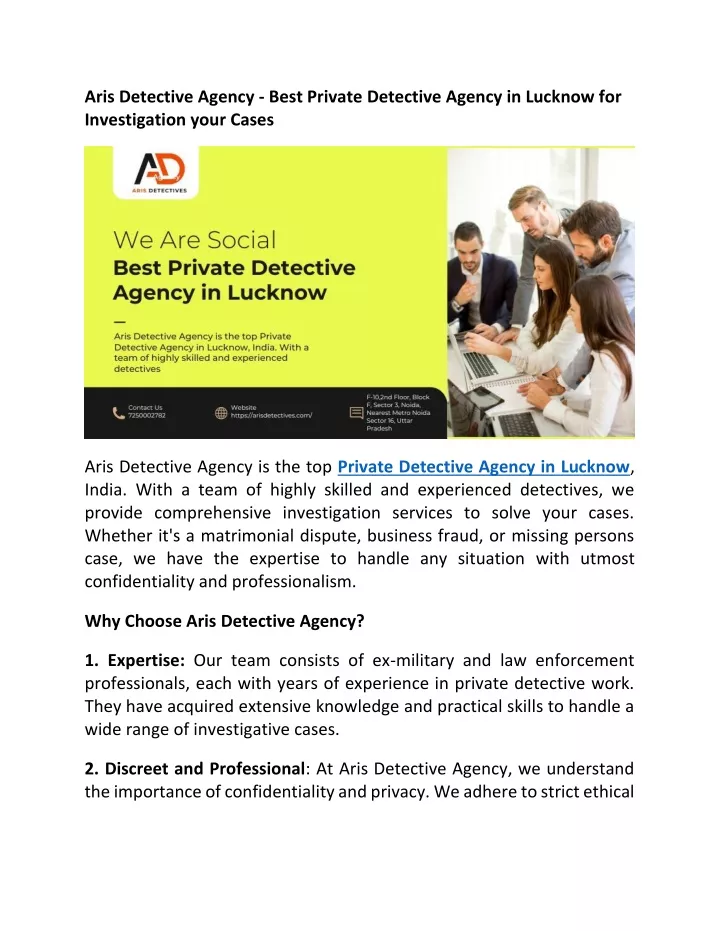 aris detective agency best private detective