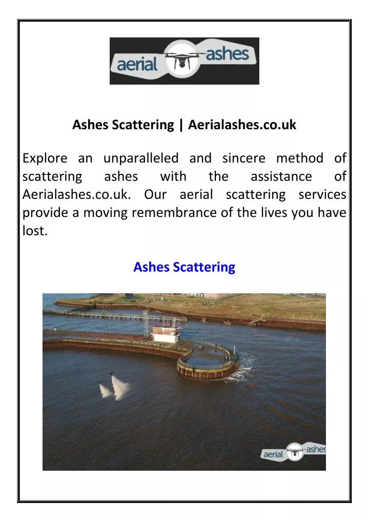 ashes scattering aerialashes co uk