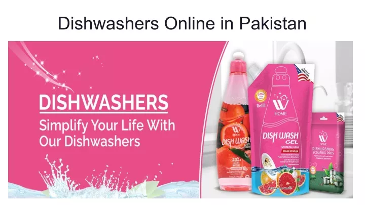 dishwashers online in pakistan