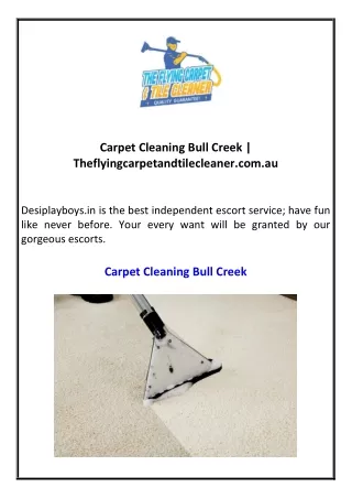 Carpet Cleaning Bull Creek  Theflyingcarpetandtilecleaner.com.au