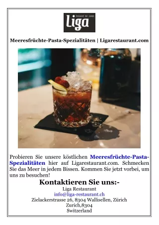 Meeresfrüchte-Pasta-Spezialitäten  Ligarestaurant.com