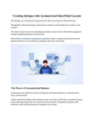 Creating Intrigue with Asymmetrical SharePoint Layouts