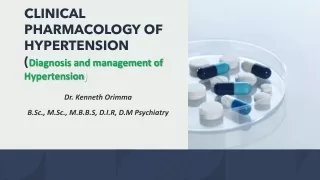 CLINICAL PHARMACOLOGY OF HYPERTENSION