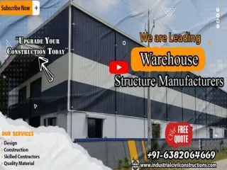 Warehouse  Construction Services In Hyderabad