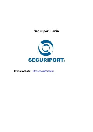 Introduction About Securiport Benin