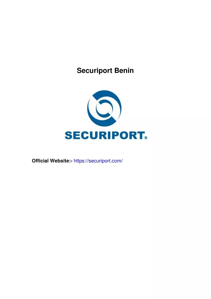 securiport benin