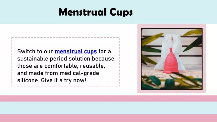 menstrual cups