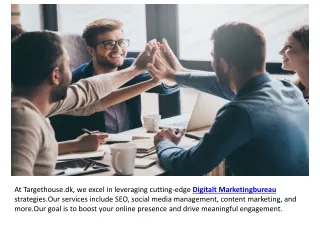 at targethouse dk we excel in leveraging cutting