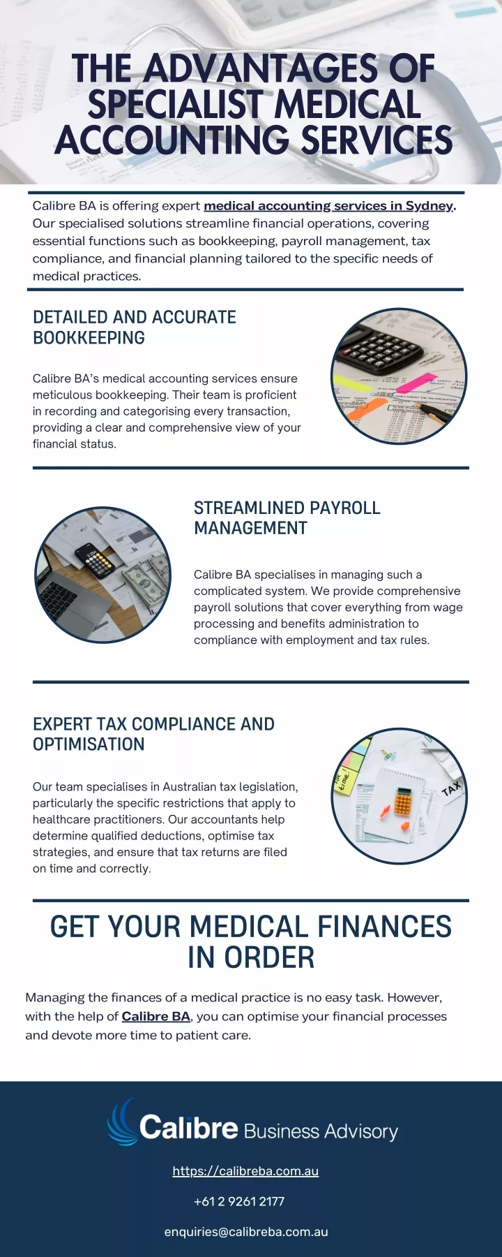 the advantages of specialist medical accounting