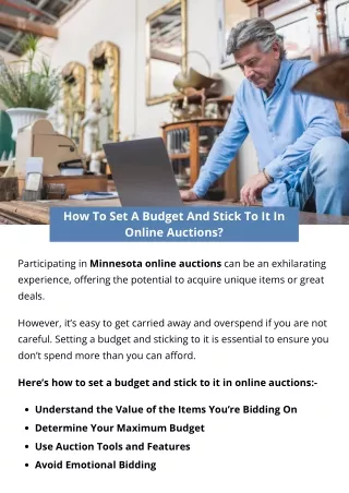 how to set a budget and stick to it in online