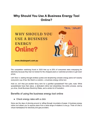 Why Should You Use A Business Energy Tool Online_.docx