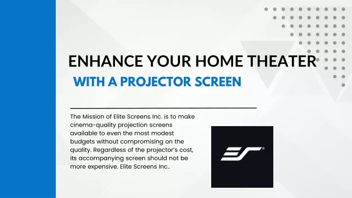 enhance your home theater