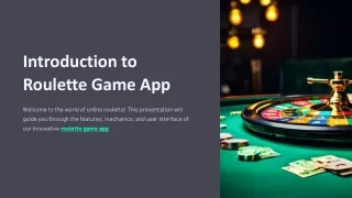 Roulette Game App Spin and Win Real Money on the Go