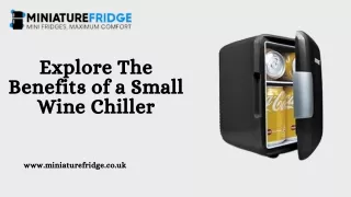 Small Wine Chiller| Compact Elegance for Your Wine Collection