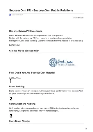 successonn pr successonn public relations