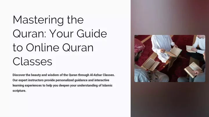 mastering the quran your guide to online quran