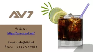 Top Benefits of Choosing AV7 Cocktail Bar for Your Next Event