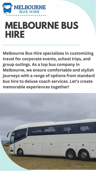 A Guide to Booking Melbourne Bus Hire Services