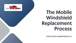 the mobile windshield replacement process