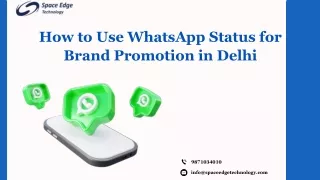 how to use whatsapp status for brand promotion