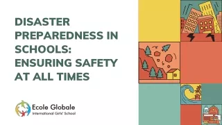 disaster preparedness in schools ensuring safety