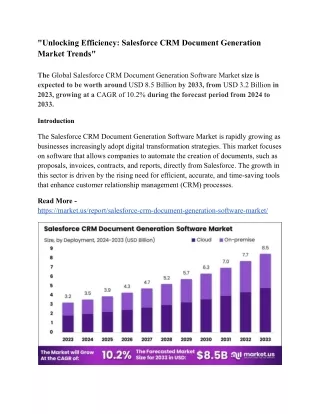 unlocking efficiency salesforce crm document