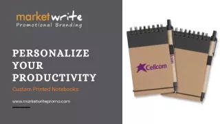 Personalize Your Productivity Custom Printed Notebooks