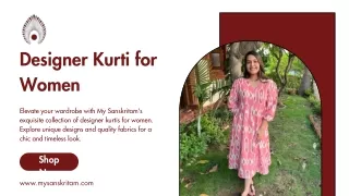 Designer Kurti for Women