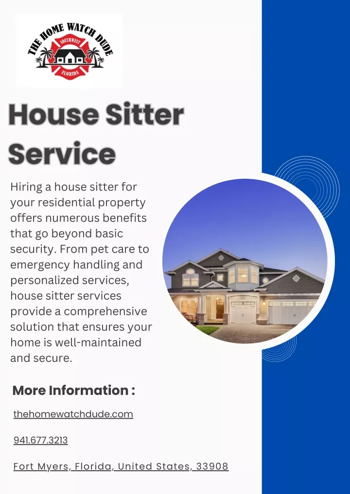 house sitter service service hiring a house